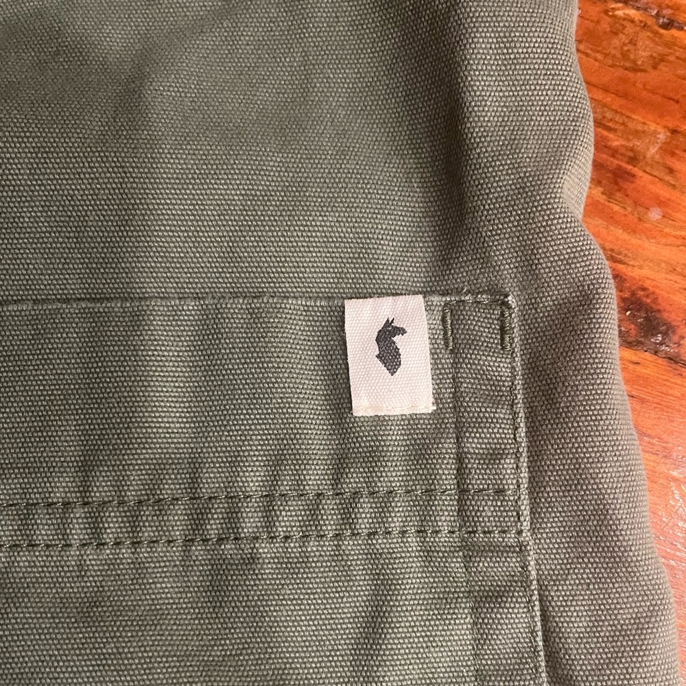 Cotopaxi Olive Green Canvas overall dress